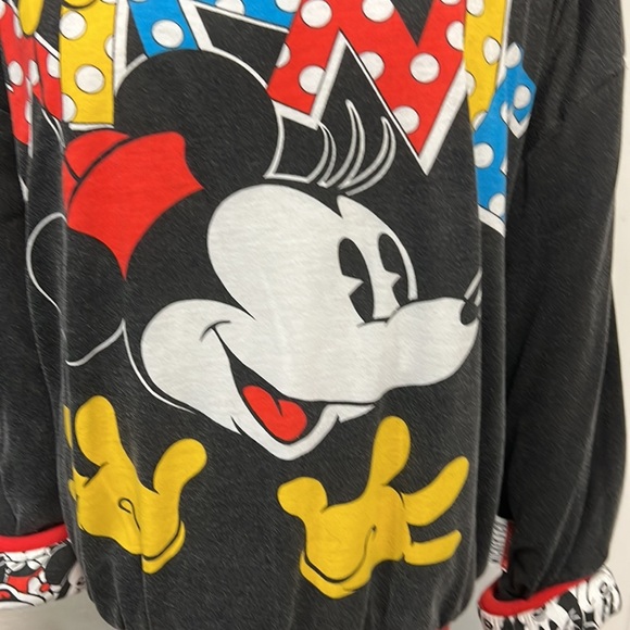 VTG 90βS DISNEY MINI MOUSE REVERSIBLE PUFFER SWEATER - Picture 4 of 17